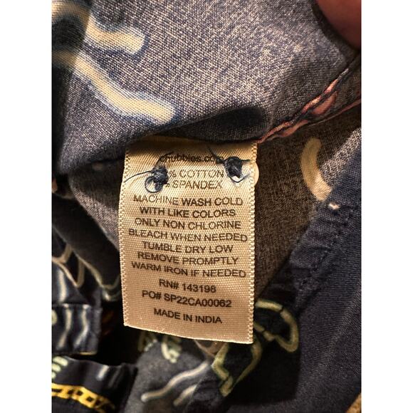 Chubbies One Man Wolf Pack Neon Lights Flamingo Camp Shirt Tropical Palms, L - Picture 6 of 8